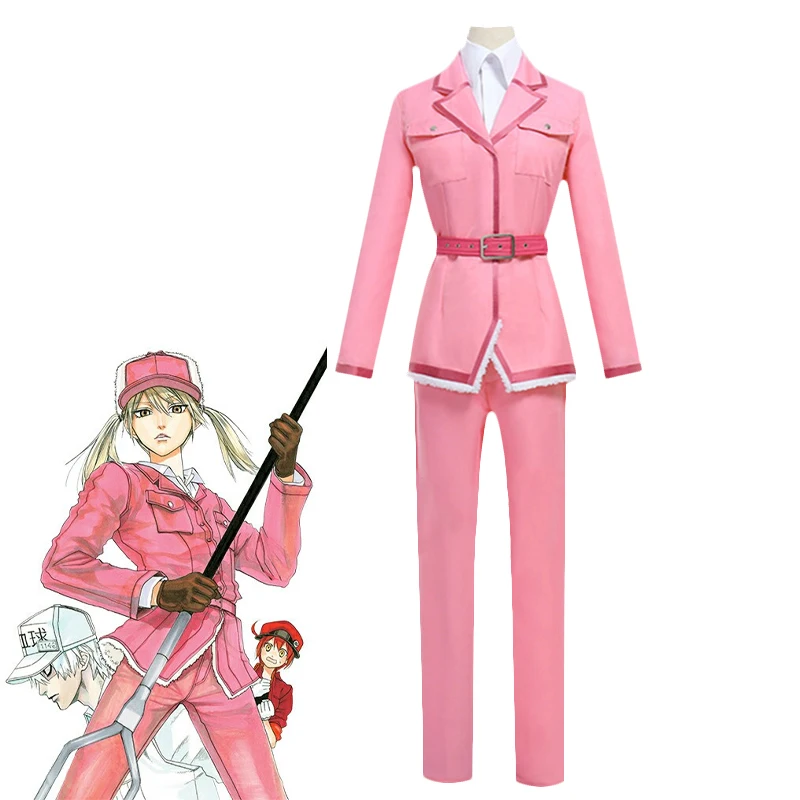 

Anime Cells at Work! Basophilic Granulocyte Basophil Cosplay Costumes Women Girls Uniform For Halloween Carnival Party Dress