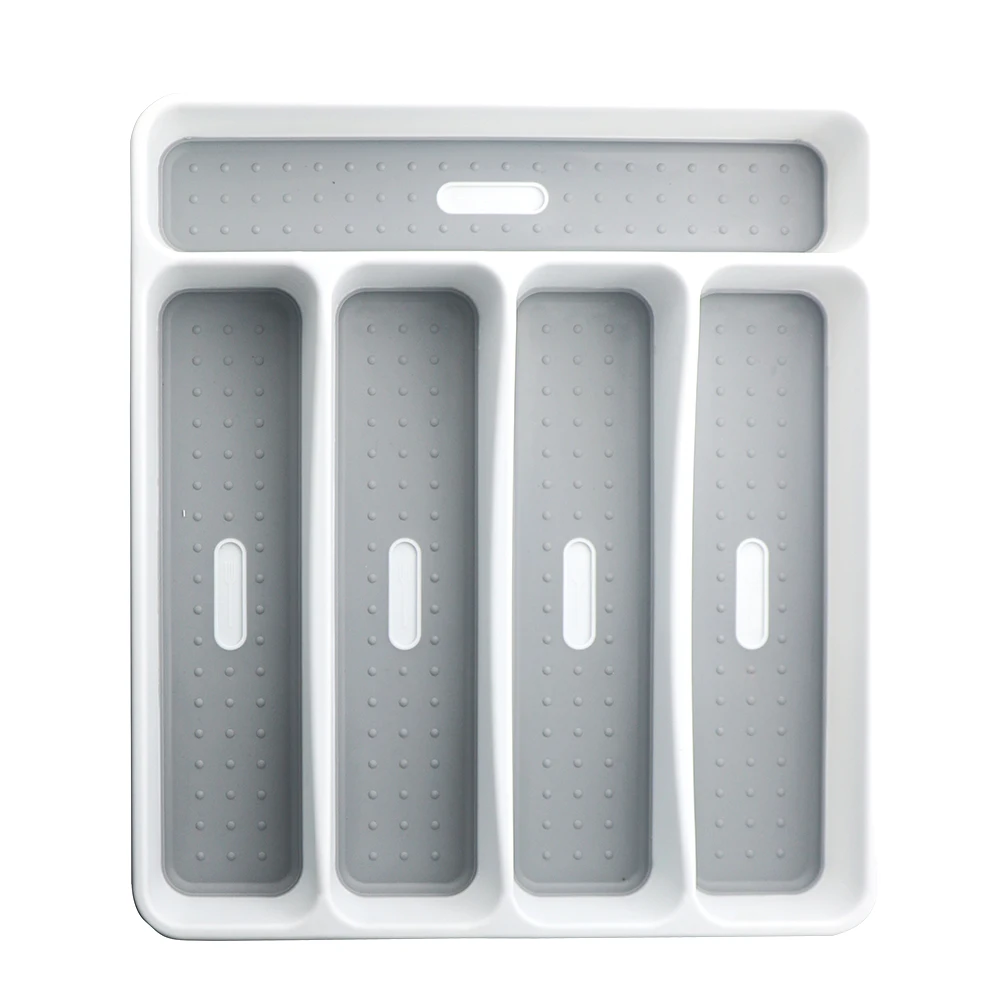

Drawer Cutlery Tray Kitchen Srorage Accessories Organizer Separation Cutlery Knife Spoon Fork Tableware Plastic Storage Box Rack