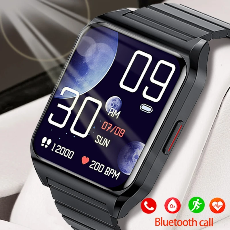 

2023 Smart Watch Men Heart Rate Blood Pressure Blood Oxygen Monitoring Bluetooth Call Sports Fitness 1.69 Inch Screen SmartWatch