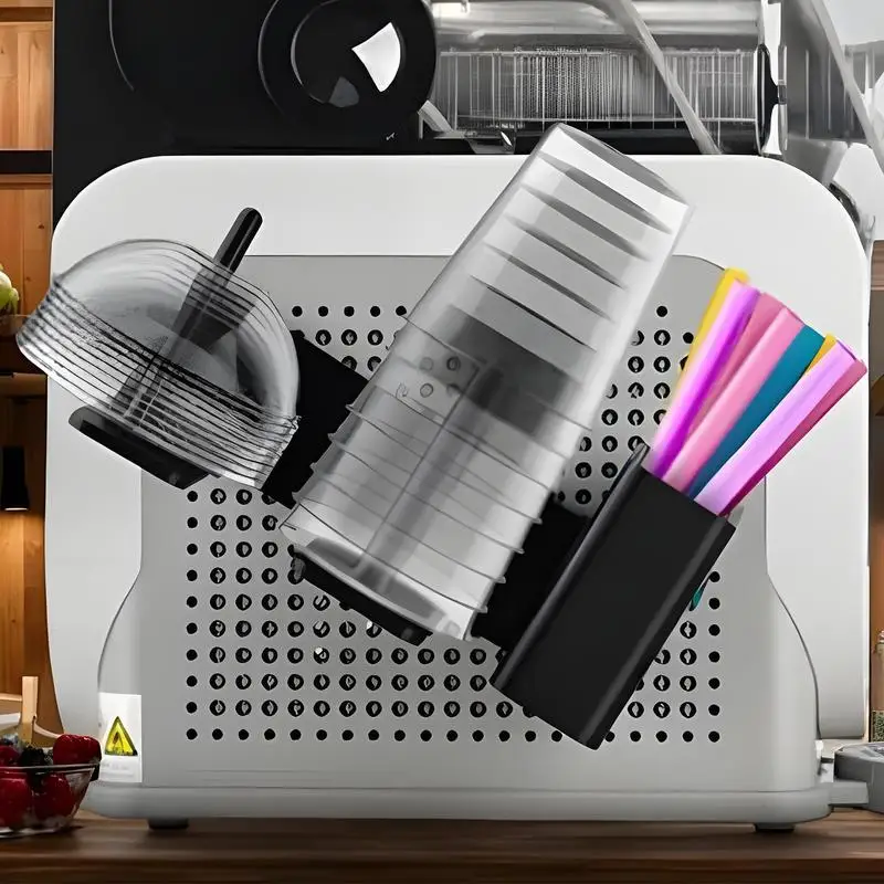 Фото Крышка и органайзер для соломы для машины Ninja Slushie FS301 и FS300 3 в 1, боковой держатель для напитков, чашек для молочного коктейля №3