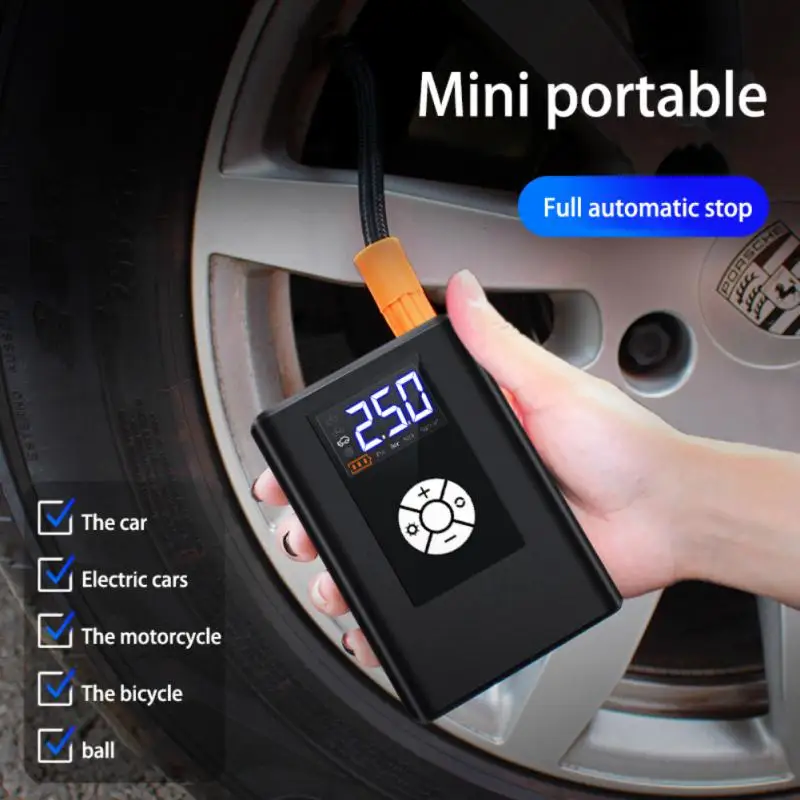 

Car Tire Inflator Smart Digital Inflatable Pump Auto Inflatable Pump Wireless For Motorcycles Bicycle Boat Tyre Inflator For Car
