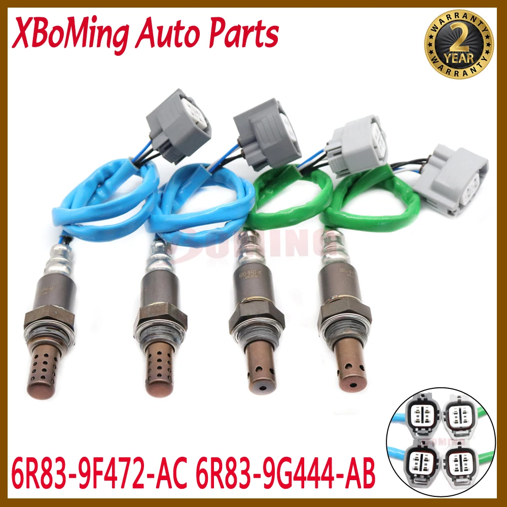 

4PCS New Upstream & Downstream Air Fuel Ratio O2 Oxygen Lambda Sensor 6R83-9F472-AC 6R83-9G444-AB For Jaguar XJR XJ8 Vanden Plas