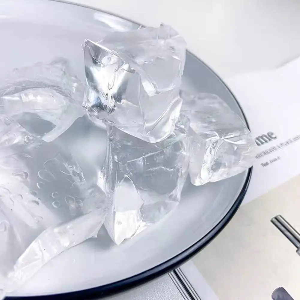 

100g Transparent Jelly Wax Diy Crystal Candle Natural Low Melting Point Supplies Scented Making Candle Materials Handicraft A8s5