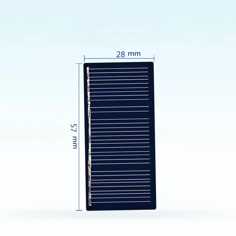 

5.5V Portable Solar Panel Outdoor Solar Charger Pane Fast Poly Silicon Charger Solar Tablet Outdoor Travel 57*28mm