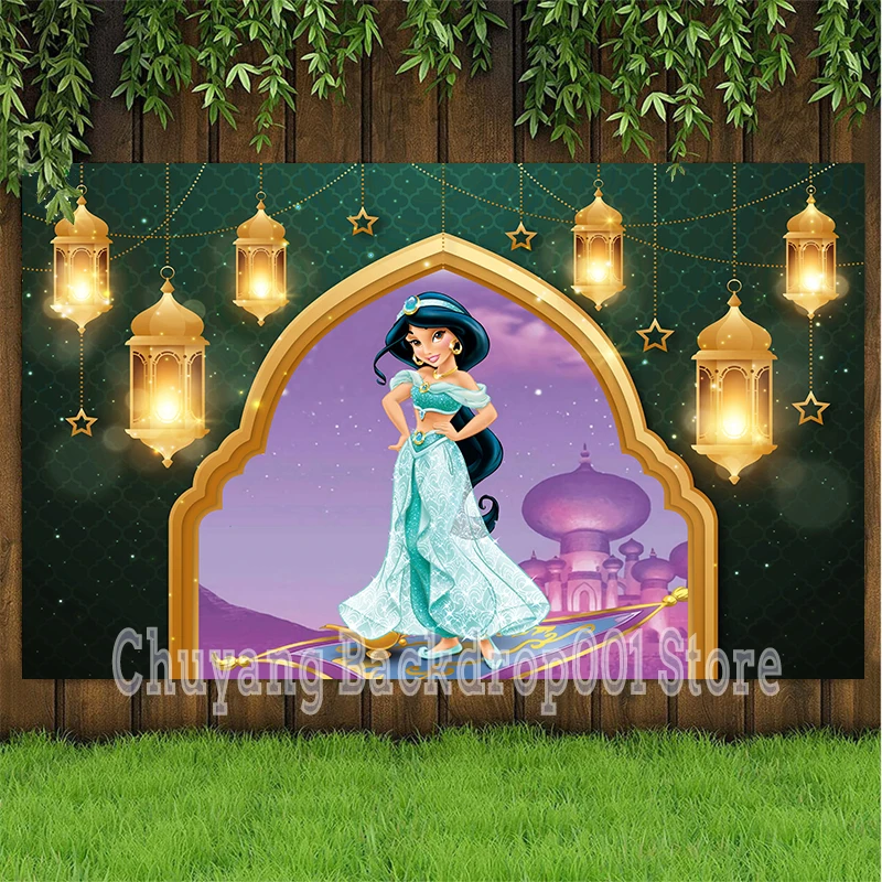 Фон для фотосъемки с изображением Спящей красавицы из Диснея Белоснежки