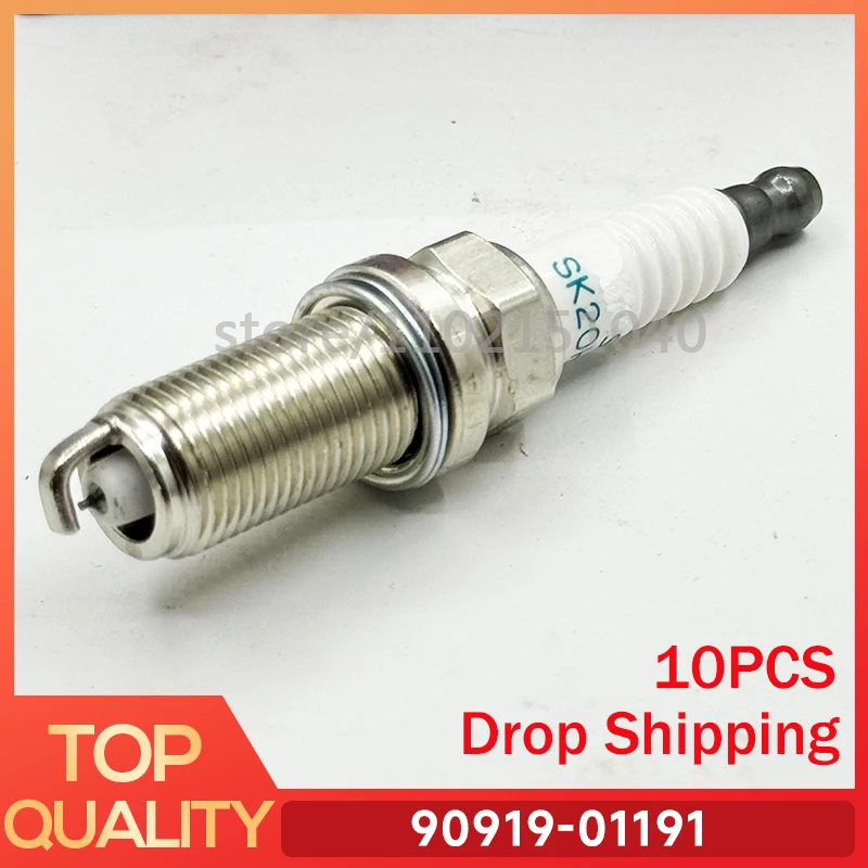 10 шт. 90919-01191 SK20HR11 иридиевая свеча зажигания для Toyota Lexus LX570 GX460 FJ Land Cruiser Tacoma Tundra