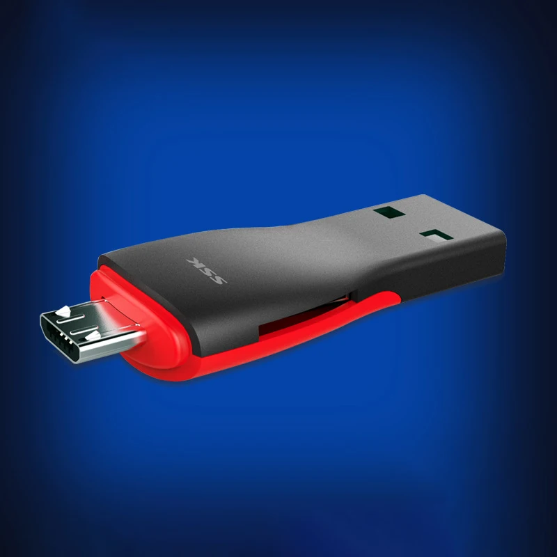 SSK SCRS600 TF OTG Устройство для чтения карт мобильных телефонов и компьютеров