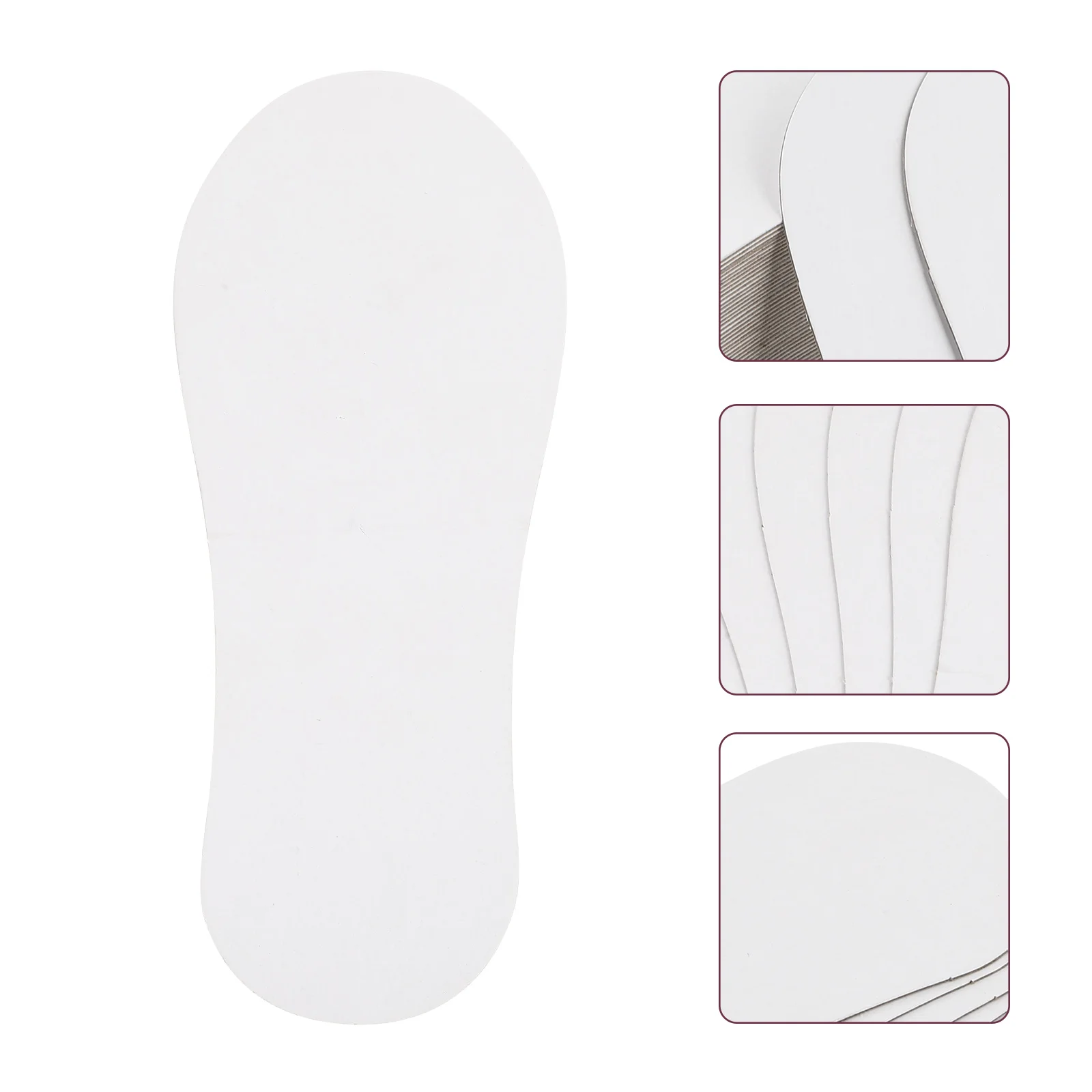 

100 Pcs Sock Liner Low Cut Socks Paper Organizer Feet Practical Display Paperboard Organizing Paperboad Man Tool