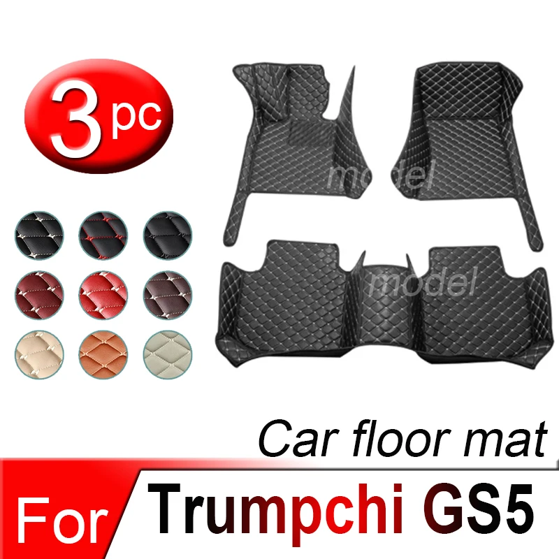 

Car Floor Mats For GAC Trumpchi GS5 2019 2020 Custom Auto Foot Pads Automobile Carpet Cover Interior Accessories
