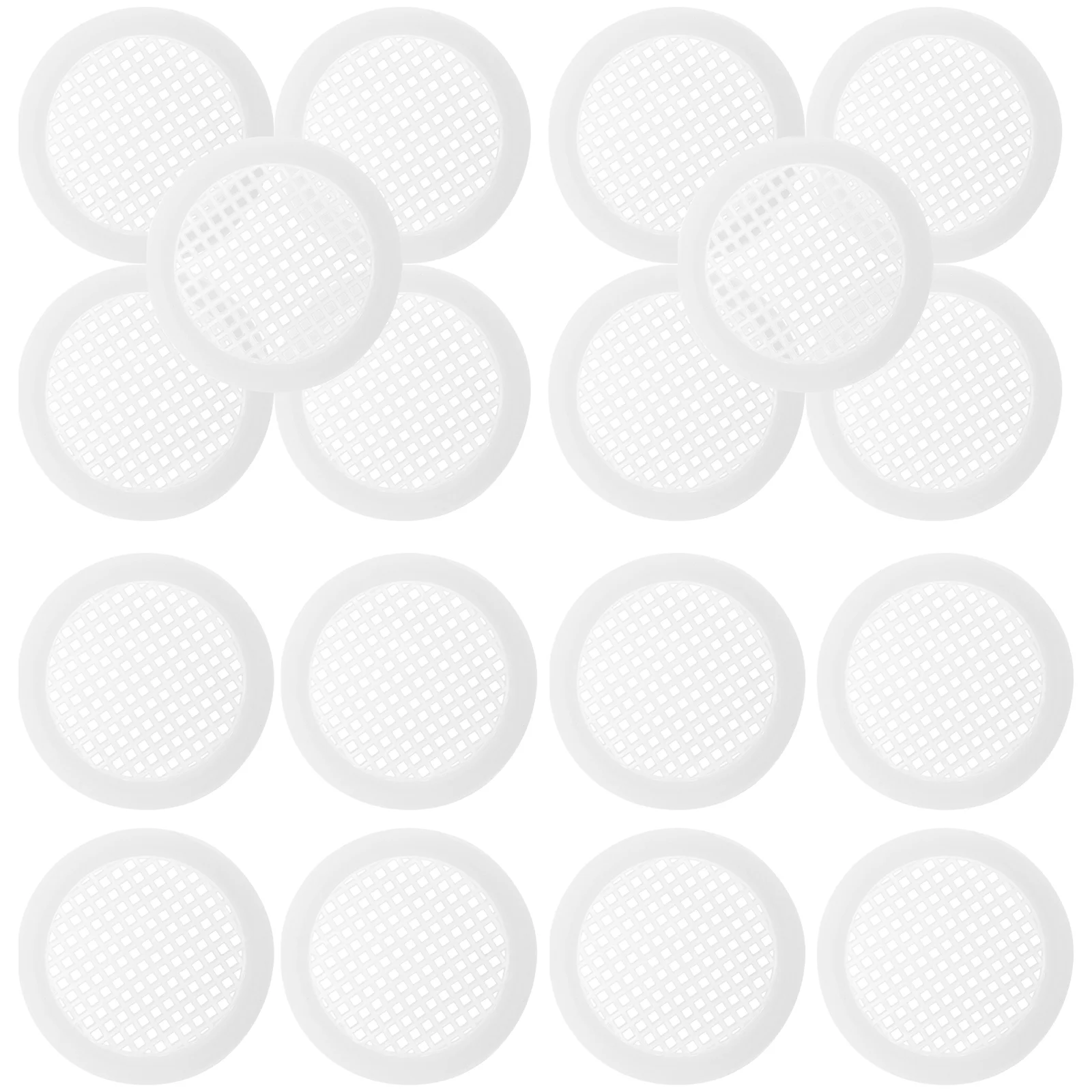

20 Pcs Soffit Vents Houses Shoe Cabinet Door Cover Round Plastic Bathroom Accessories Shoes