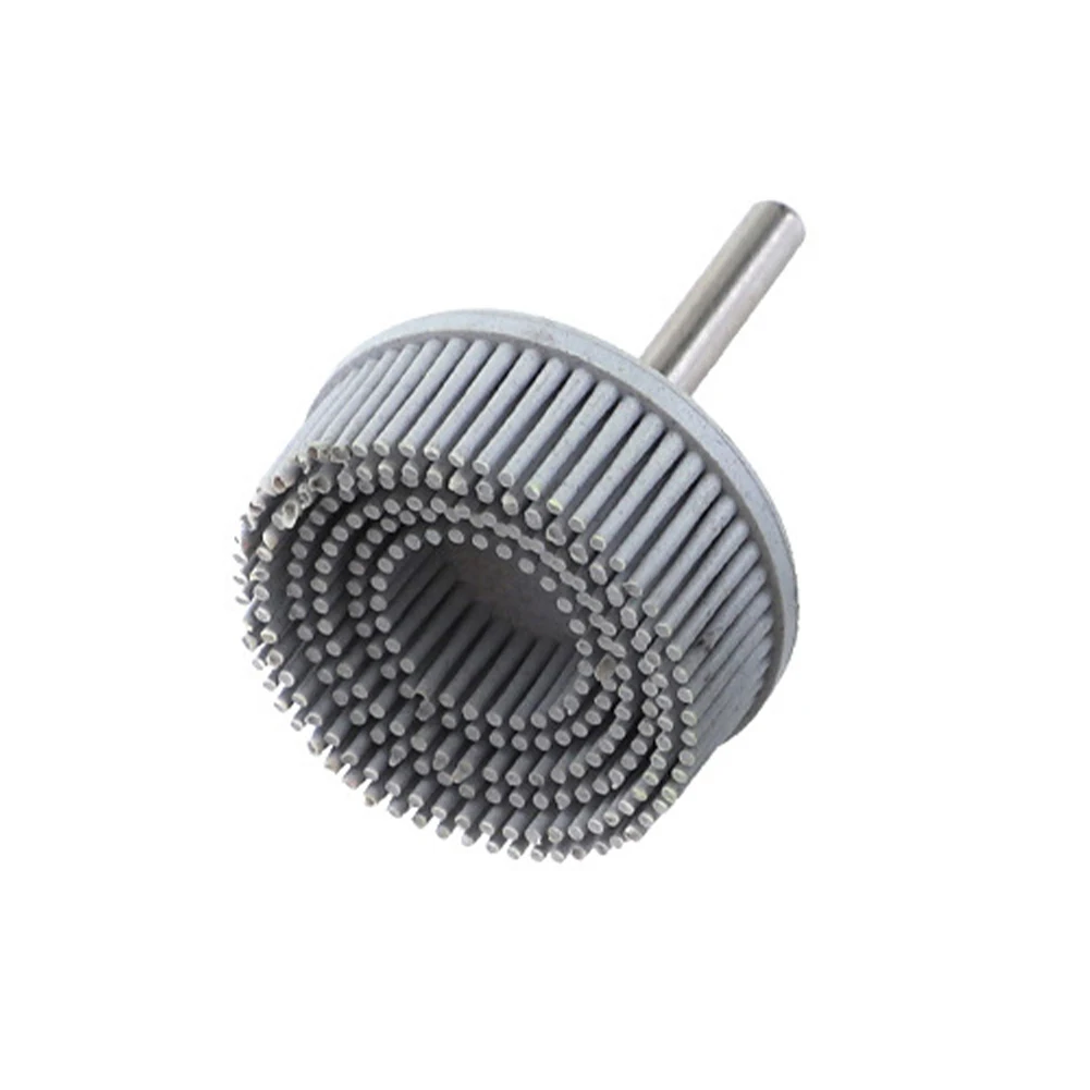 

6pcs With Shank Attachment Brush Elastic Rust Removal Car Wearable Time Saving Tool Bristle Disc Deburring Rubber Abrasive