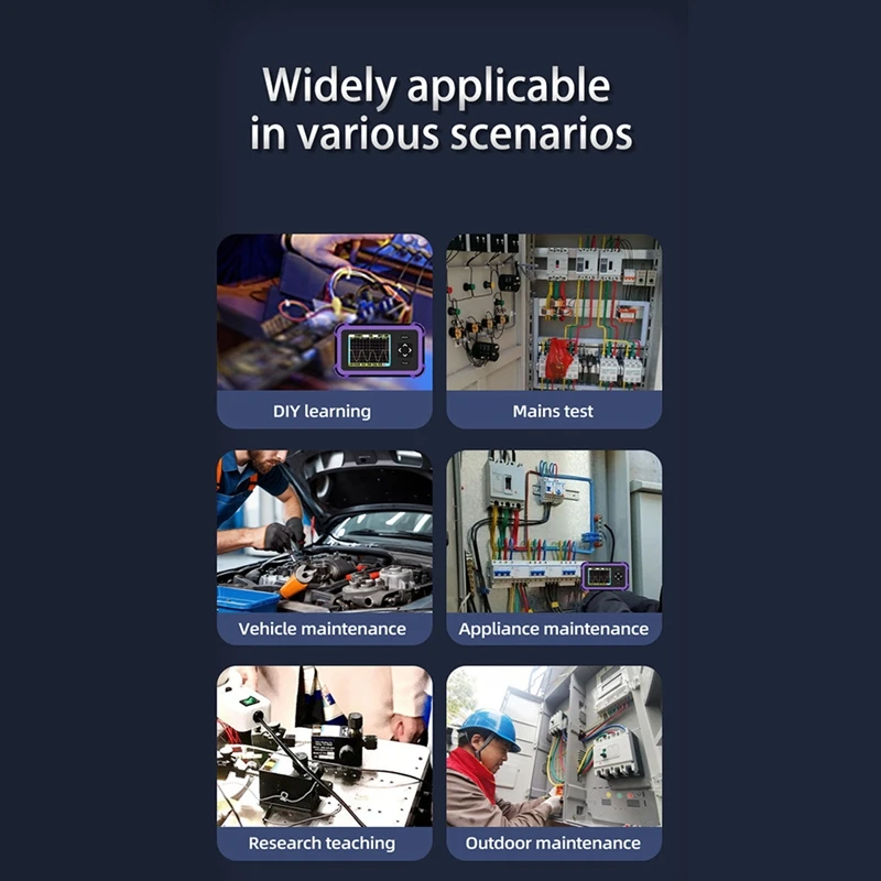 Портативный цифровой осциллограф PDS833 + комплект зондов 2 8-дюймовый экран