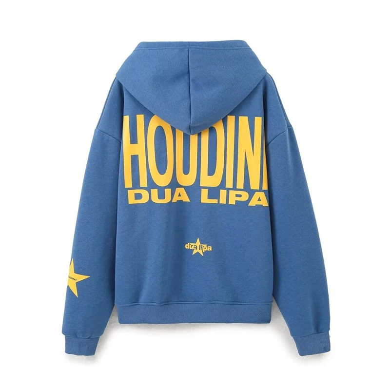 KEYANKETIAN 2024 осень/зима новые женские флисовые толстовки с буквенным принтом