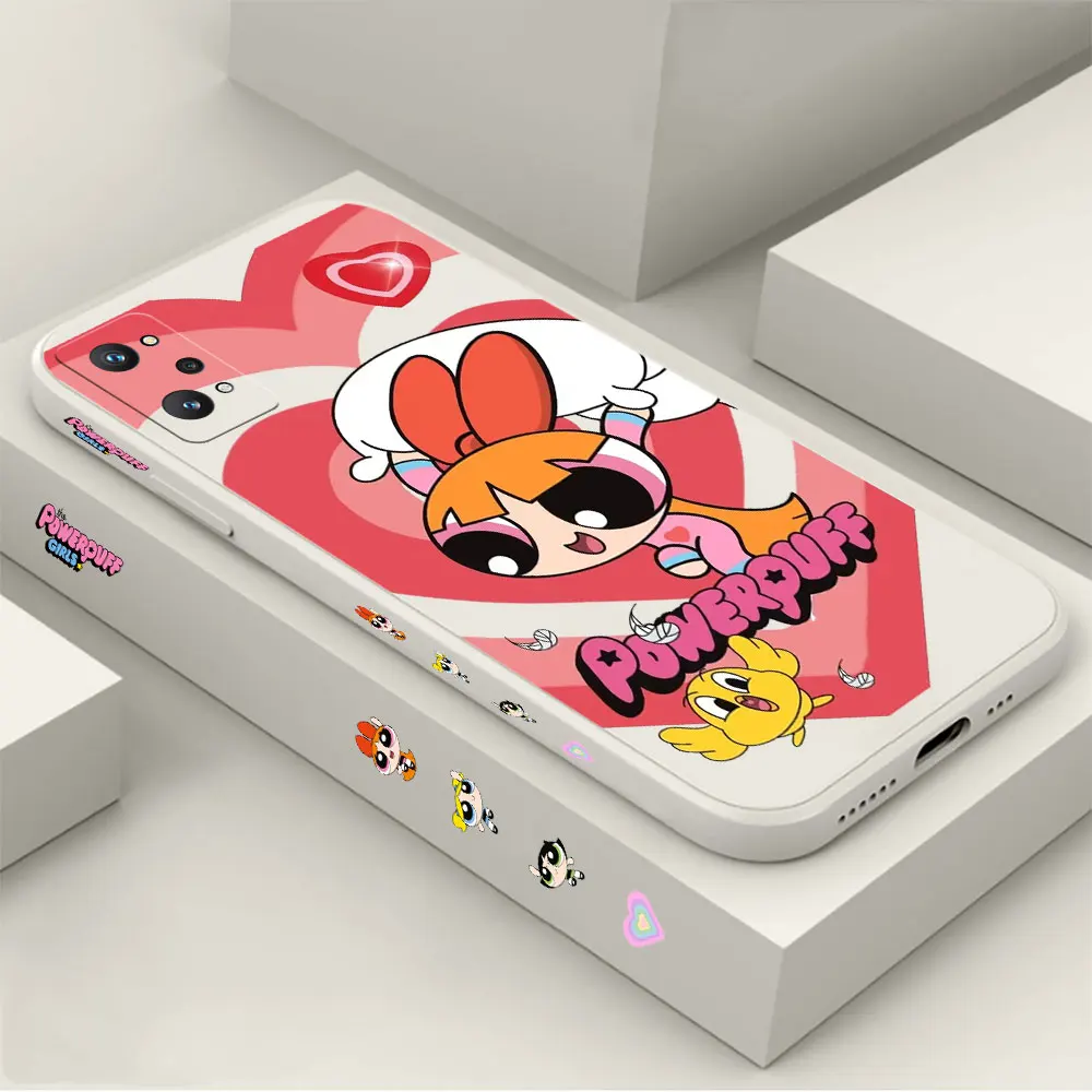 

P-Powerpuff G-Girls Anime Phone Case For Realme 11 10 9 8 8I 7 7I 6 5 3 9I C17 6S 5S 5I 10A GT NEO 5 3 2 2T SE Pro Plus 5G Cover