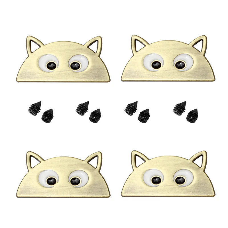 

4 шт., декоративные металлические пуговицы с медведем