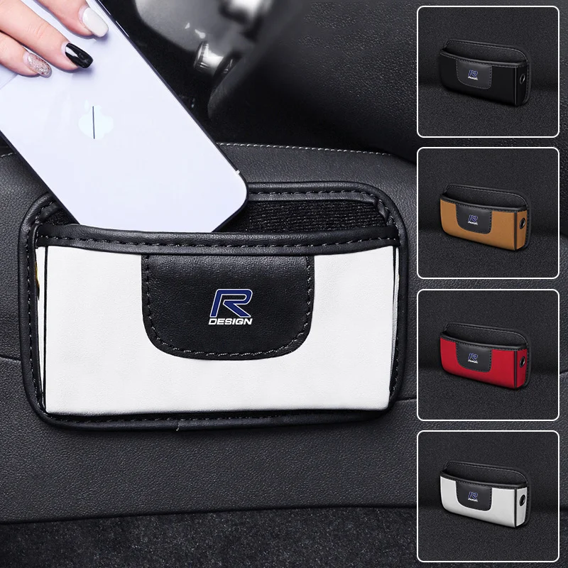 Автомобильное хранилище и отделка кожаный ящик для хранения сидений Volvo R Design RDesign