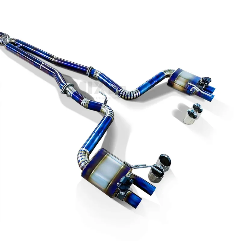 Для Ford Mustang GT 5 0 Высококачественная Смешанная титановая выхлопная система Catback