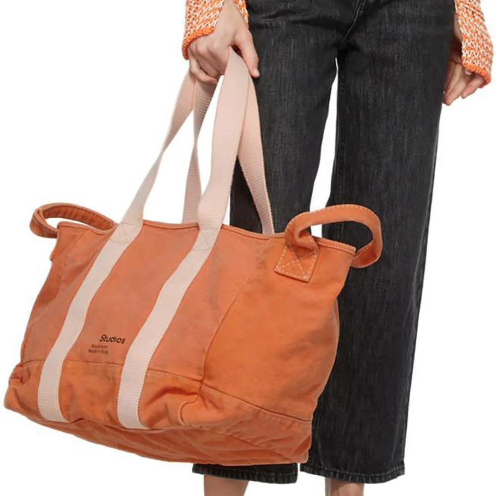 

2022 New AC Studios Canvas Bag Shopping Bag Tote Bag Tote Bag