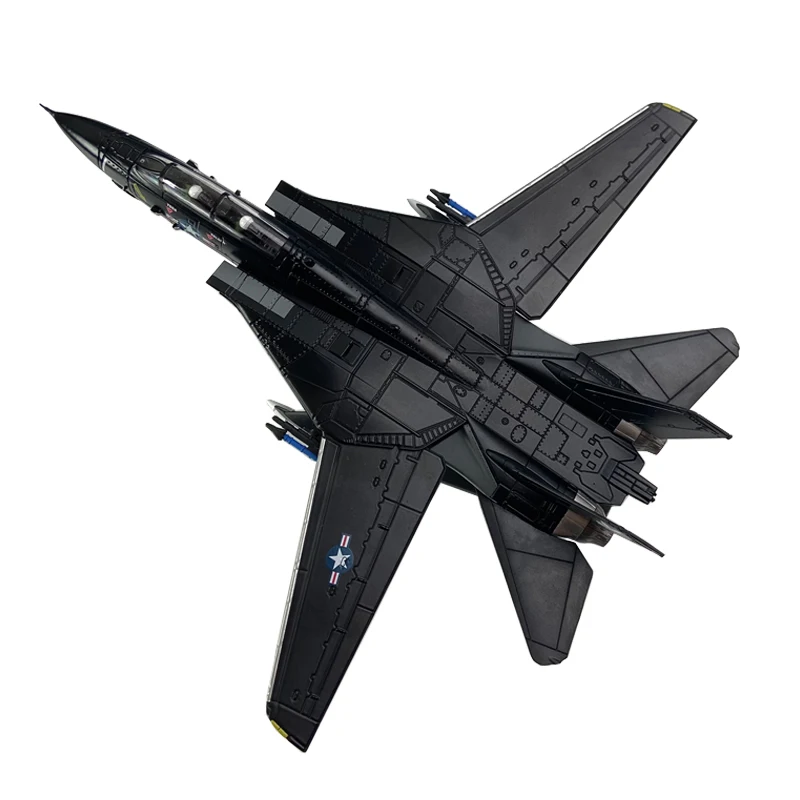 Фото 1/100 военно-морской флот Grumman F14 F-14A Tomcat VX-4 истребитель, металлическая военная игрушка, литая под давлением модель самолета для коллекции или подарка... №3