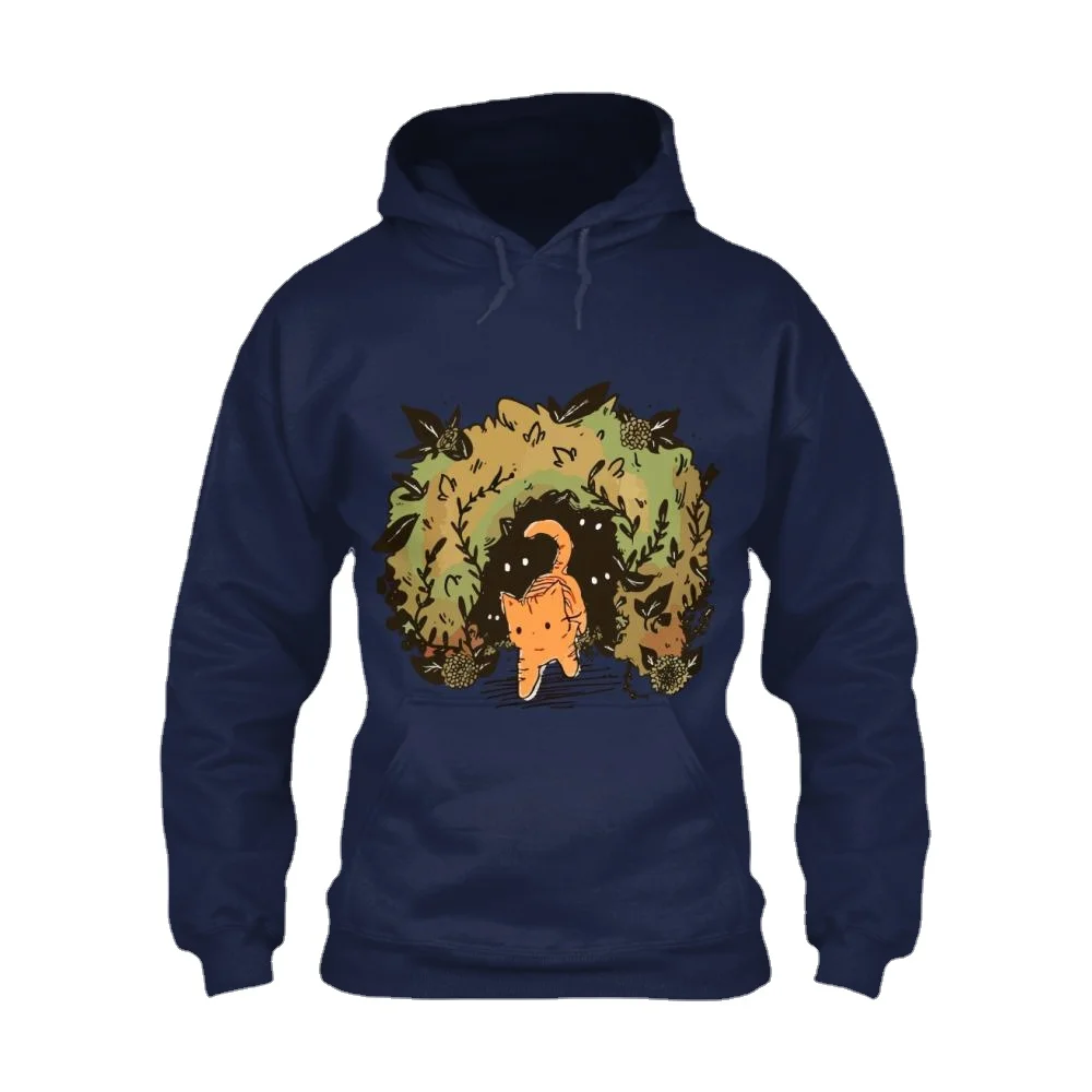 

Quocoa Cat Walking Out Of Grass, Cat Classic Hoodie