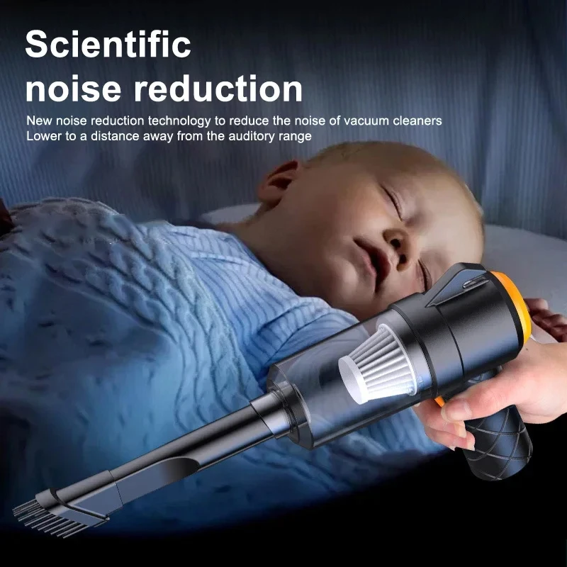 XIAOMI 6000pa автомобильный пылесос высокой мощности мини-зарядка