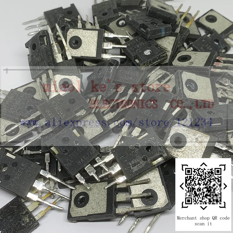 

[5 шт.-10 шт.] 100% оригинал: IKW75N65EL5 Марк: K75EEL5-бтиз 650 в 75 а быстрая Диодная строка