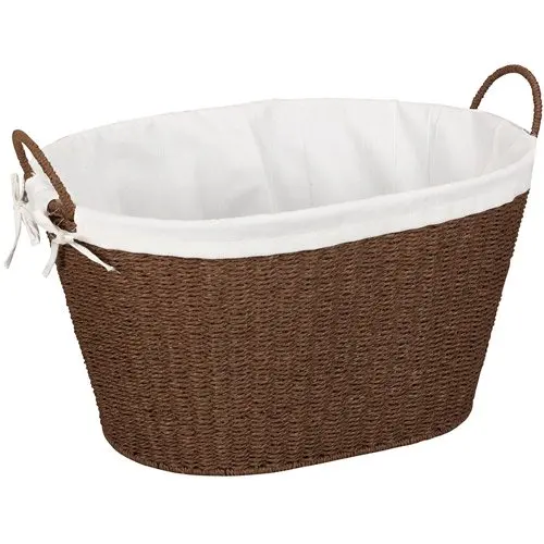 

Paper Rope Laundry Basket with Liner
