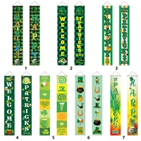 st patricks day decorations porch sign hanging banners welcome signs for home indoor outdoor porch wall st patricks day party