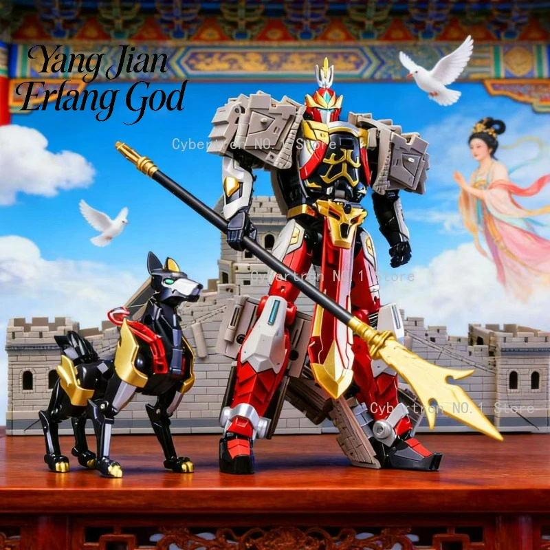 Фото В наличии: Новые трансформеры-роботы Lijiang Great Wall Yang Jian Erlang God Deity Warrior — коллекционные фигурки-модели, подарок №4