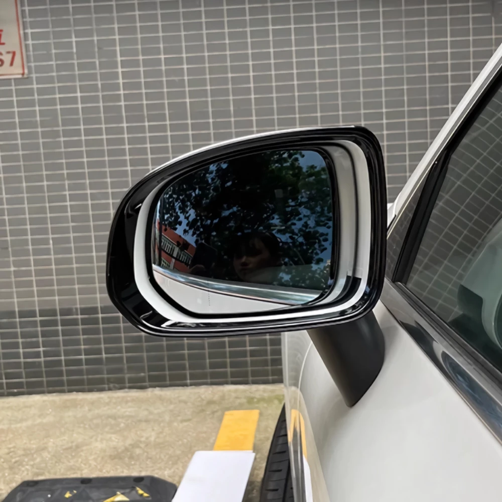 1 комплект черных автомобильных наклеек для Volvo XC60 2018-2024 Зеркало заднего вида Rain