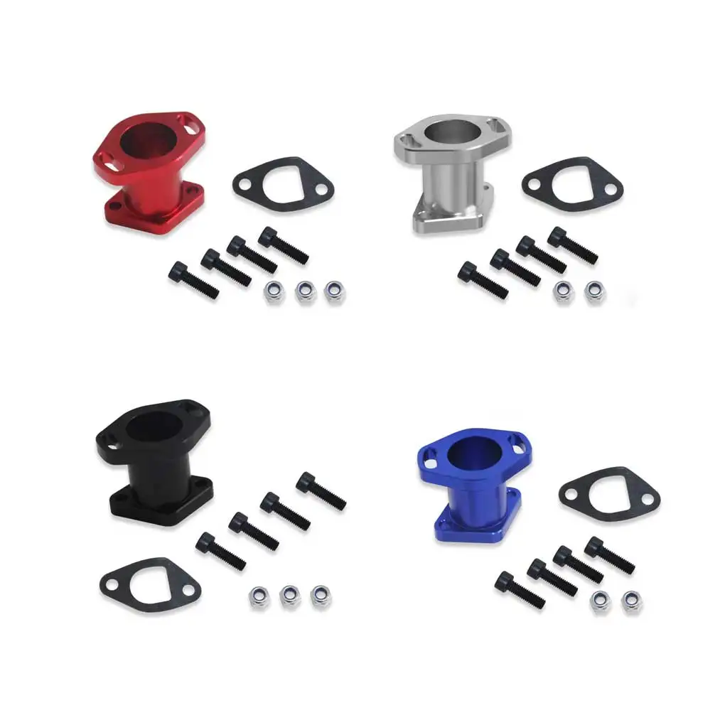 

Car Racing Intake Pipe Inlet Metal Portable Vehicle Automobile Repair Modification Connector Converter Spare Black