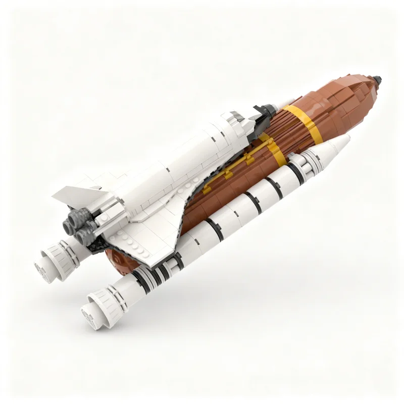 2076 деталей MOC Космический корабль и мобильная пусковая платформа MLP - Модель в масштабе 1:160, конструктор из строительных блоков, игрушка для сборки своими руками, 3D, подарок на день рождения (art.: 3920dd0f848ae) - 3920dd0f848ae