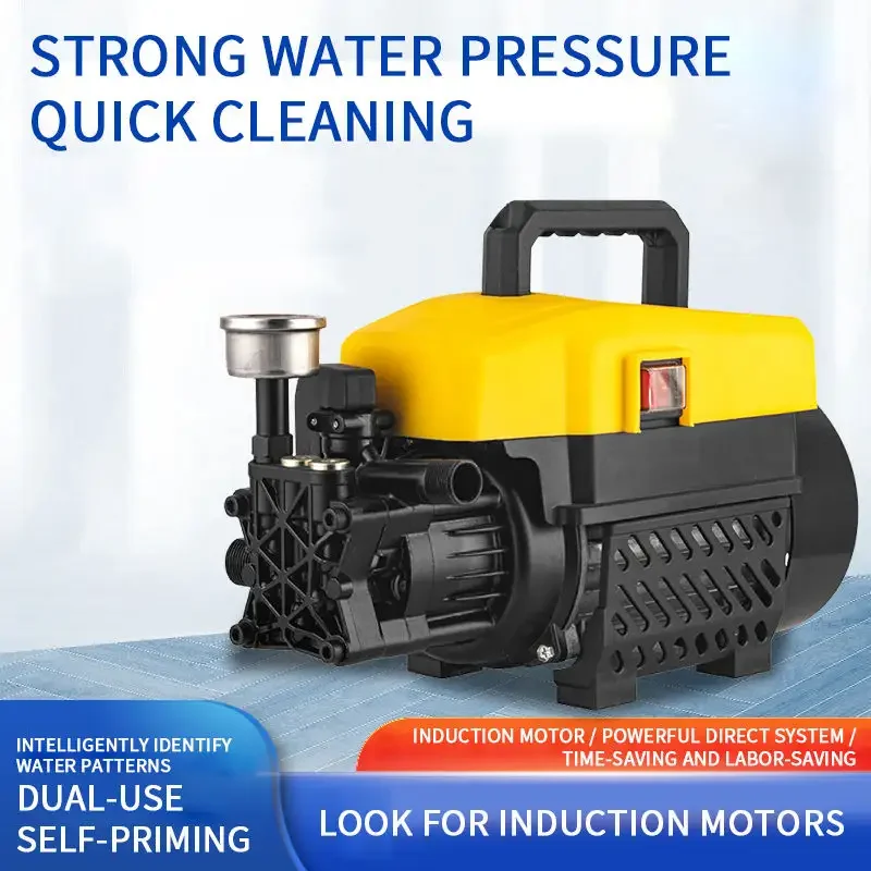 

220V 3800W Portable High Power Car Washing machine Mobile Car Washer Water Gun Cleaner High Pressure Water Pump Cleaner