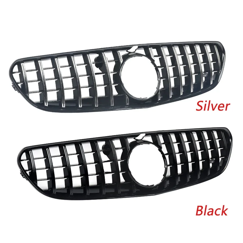 

For Benz S-Class S63 S65 For AMG Coupe W217 C217 2015-2017 Middle Grille Car Styling ABS Vertical Bar Auto Bumber GT Grill