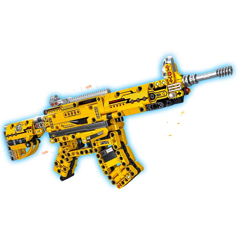 Строительный блок AK 47 пистолет с емкостью для огня собранная игрушка серии M4A1