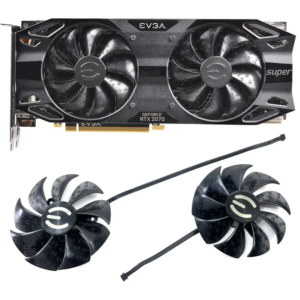 Новый Вентилятор Охлаждения видеокарты для EVGA RTX 2080TI, 2070SUPER, 2060, 2080, 2080SUPER, 2070, 2070, 2060