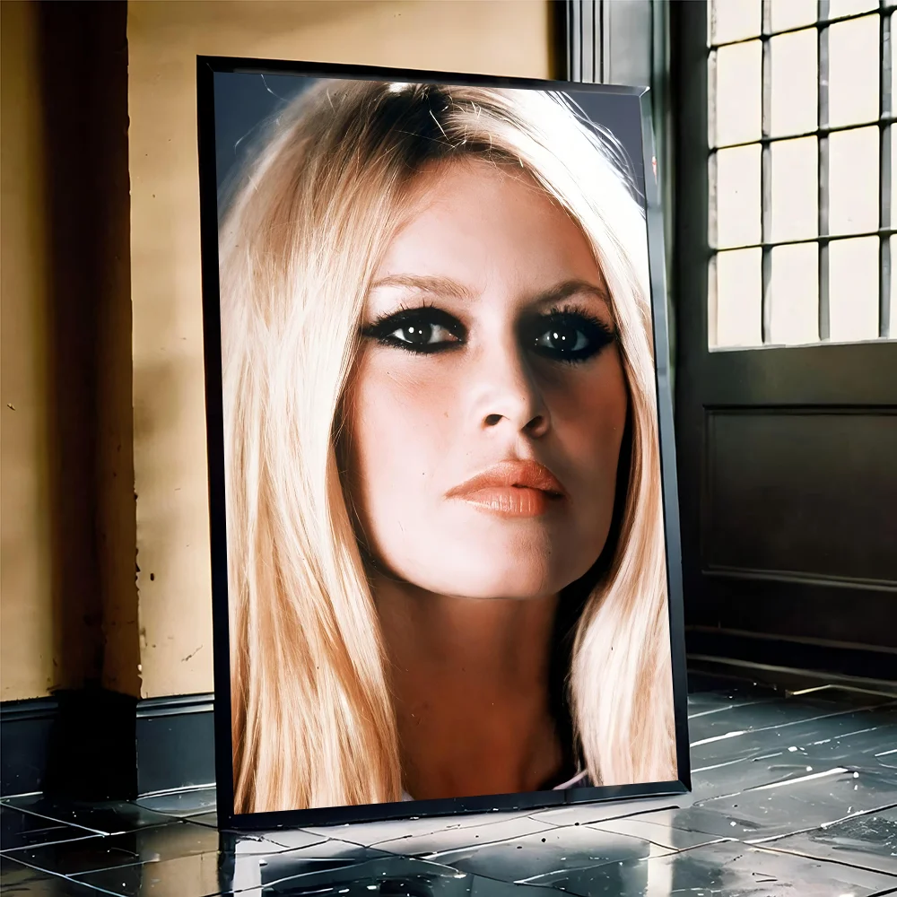 Brigitte Bardot Whitepaper Poster HD Quality Wall Art Painting Study Room Decor