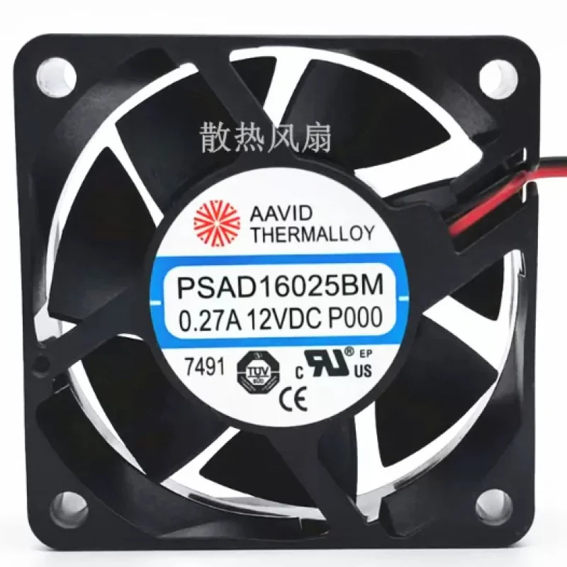 Вентилятор охлаждения HJY AAVID PSAD16025BM 60X60X25мм THERMALLOY DC12V 0.27A 2Pin *ll (art.: 3920dadca2a8d) - 3920dadca2a8d