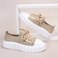 ladies sport shoes 2022 spring and autumn new style lightweight comfortable casual shoes outdoor non slip thick sports shoes