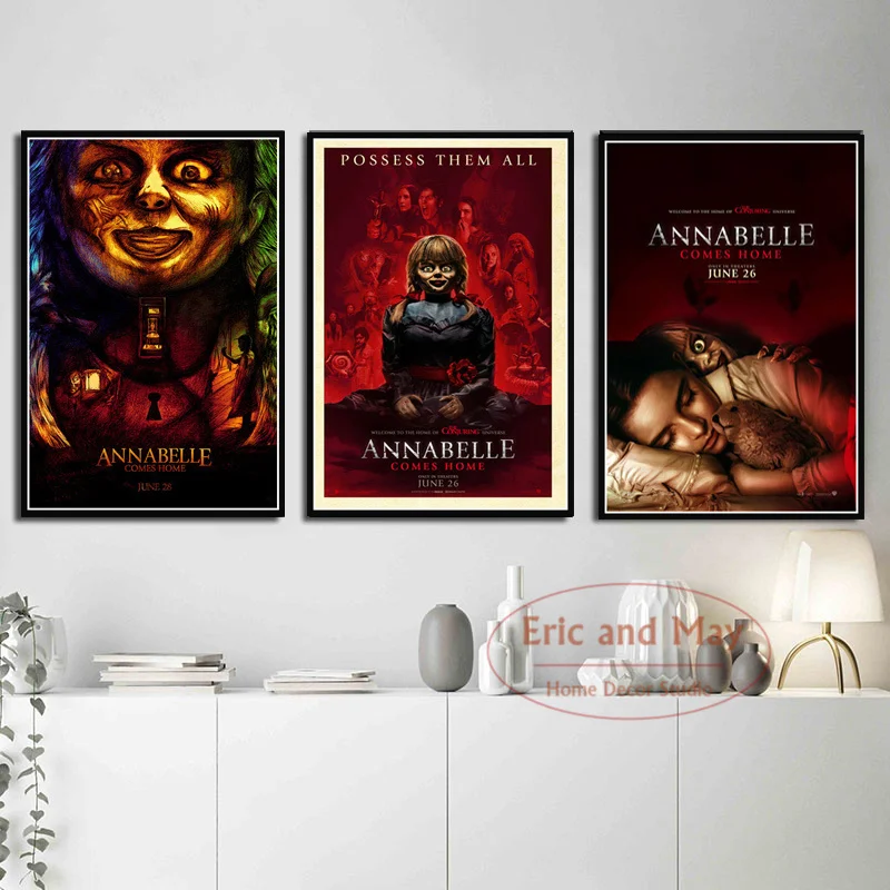 

Annabelle 3 поставляется дома страшные фотообои плакаты и принты ВИНТАЖНЫЙ ПЛАКАТ декоративный Декор для дома