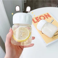 mini fat cup student outdoor korean lovely frosted milk tea bottle environmental protection fall resistant girl kawaii gift cup