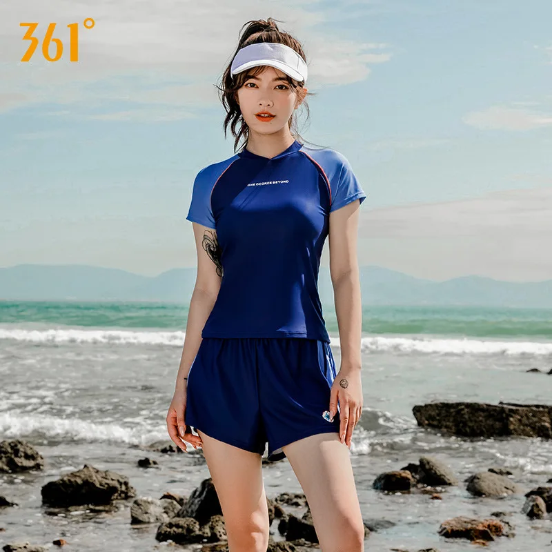 361° Ladies Water Sport Push Up Bikini SwimSuit Two Pieces Quick-drying Spandex Athletic Surfing Paded Bathing Beach Wear