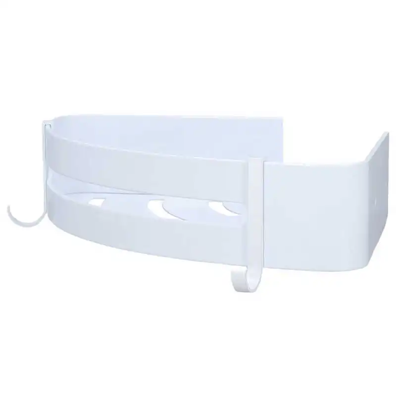 

Triangular Shower Shelf Shower Corner Organizer Wide Application for Toilet