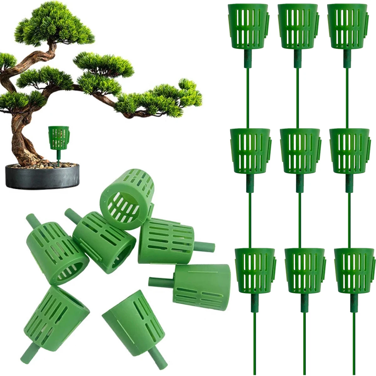 10 шт. коробка для удобрений Детские горшки Цветочный бонсай инструмент