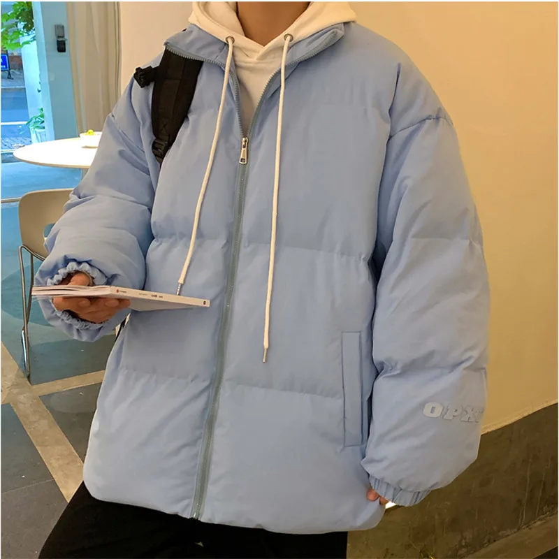 Winter Jacket Men's Warm Fashion 6 Colors Casual Thickening Down Jacket Streetwear Korean Loose Short Coat Mens Parker M-5XL