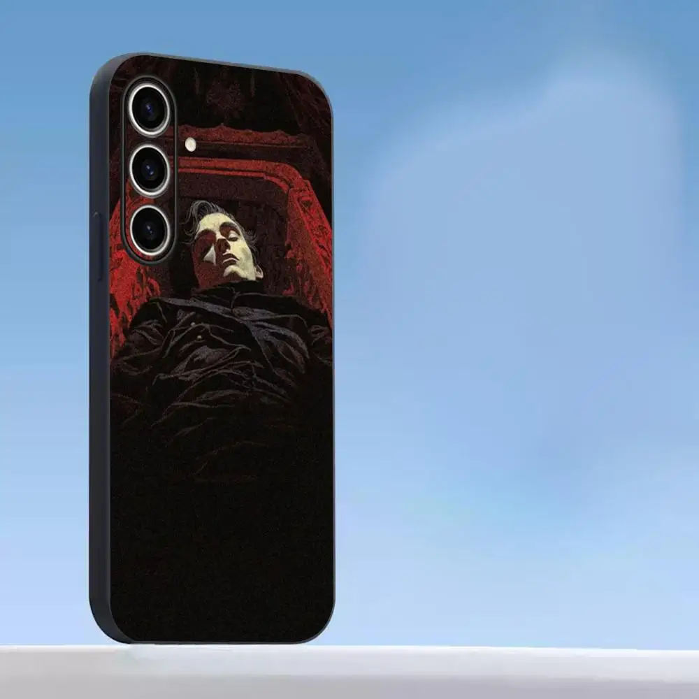 Суперстильный чехол для телефона с вампирским дизайном для Samsung Galaxy S26 S25 S24 S23 S22 S21 Plus Ultra Note20, мягкий, черный (art.: 3920dbaf75010) - 3920dbaf75010