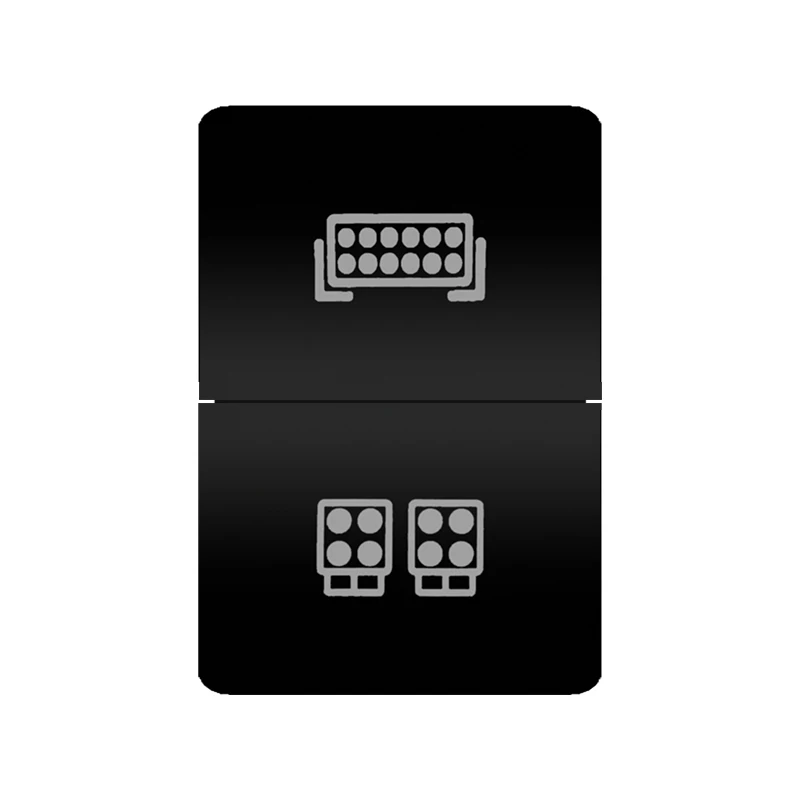 

12 В двойной кнопочный переключатель оранжевый светодиодный светильник для Toyota Prado Landcruiser RAV4 Hilux GUN HiAce 4 Runner Tundra Suzuki Jimny