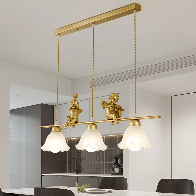 Роскошная стеклянная люстра в французском стиле для бара ресторана