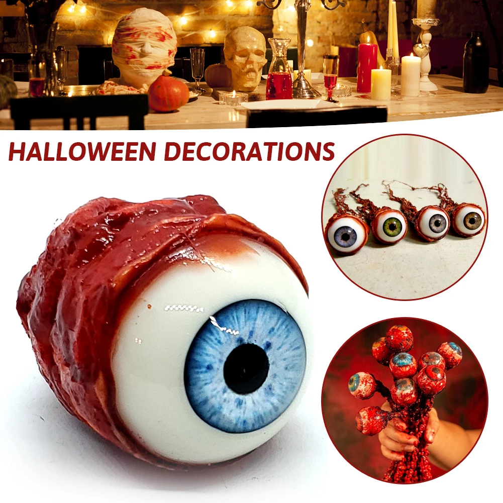 

Halloween Horror Prop Decoration Scary and Realistic Tearing Eyes Party Prom Prop Bloody and Terrifying Eye Halloween Prop