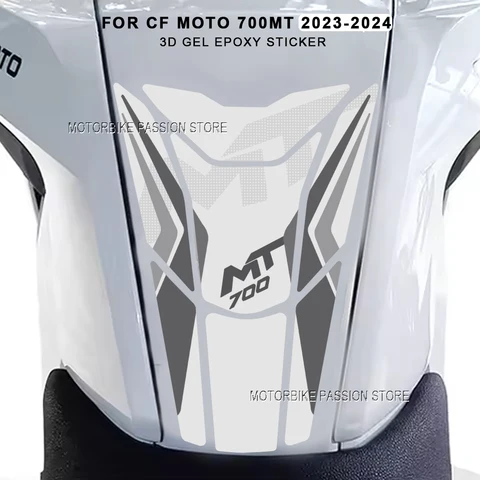 Для CF Moto 700MT MT 700 2023 2024 3D полимерная накладка на топливный бак мотоцикла, защитная наклейка, аксессуары, водонепроницаемая